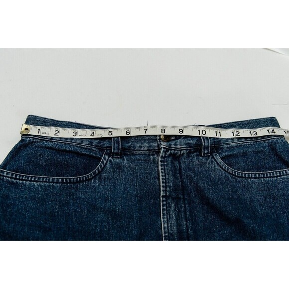 L.L Bean Jean Skirt Women's 10 Blue Denim O HC43 - Picture 5 of 6